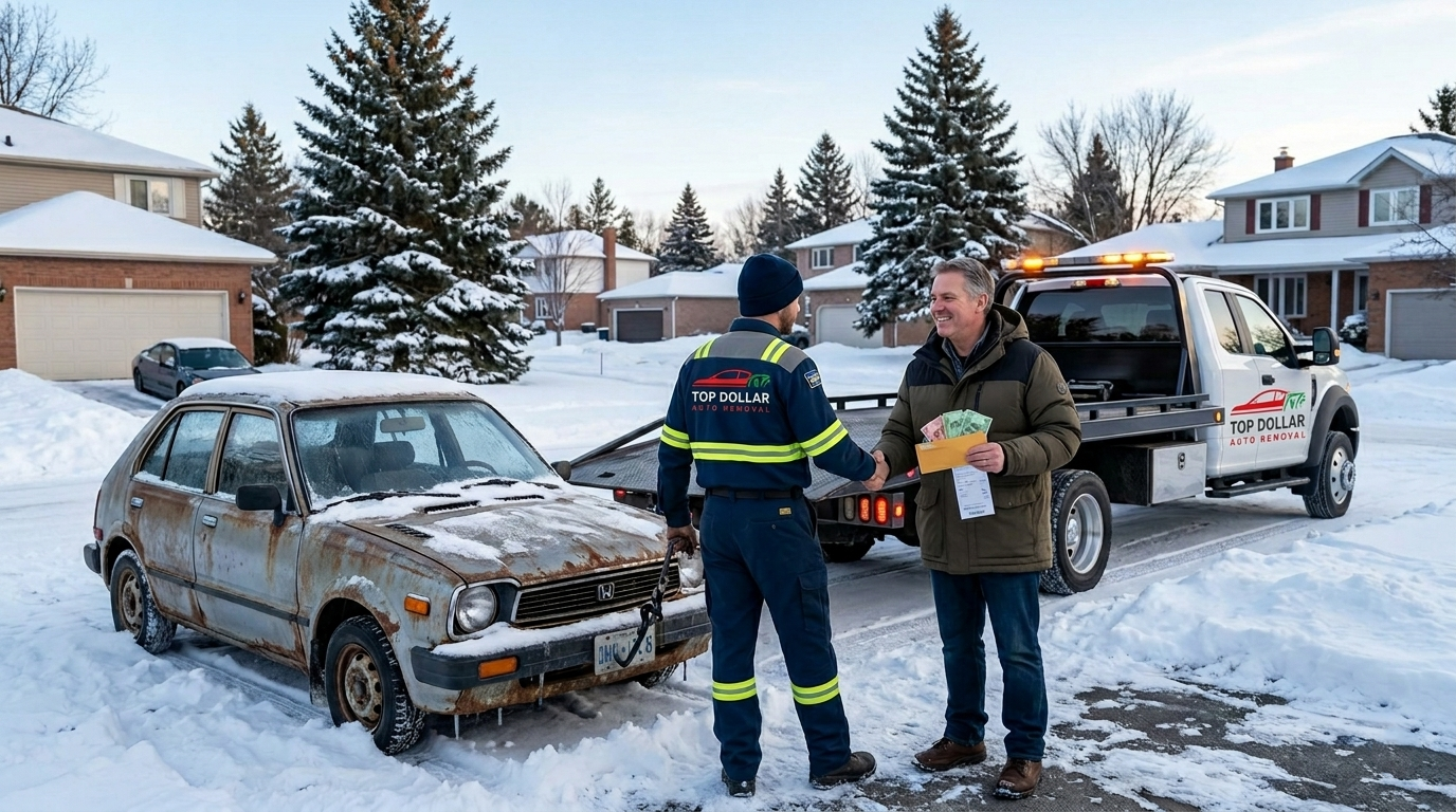 Scrap Car Removal in Barrie Made Stress-Free